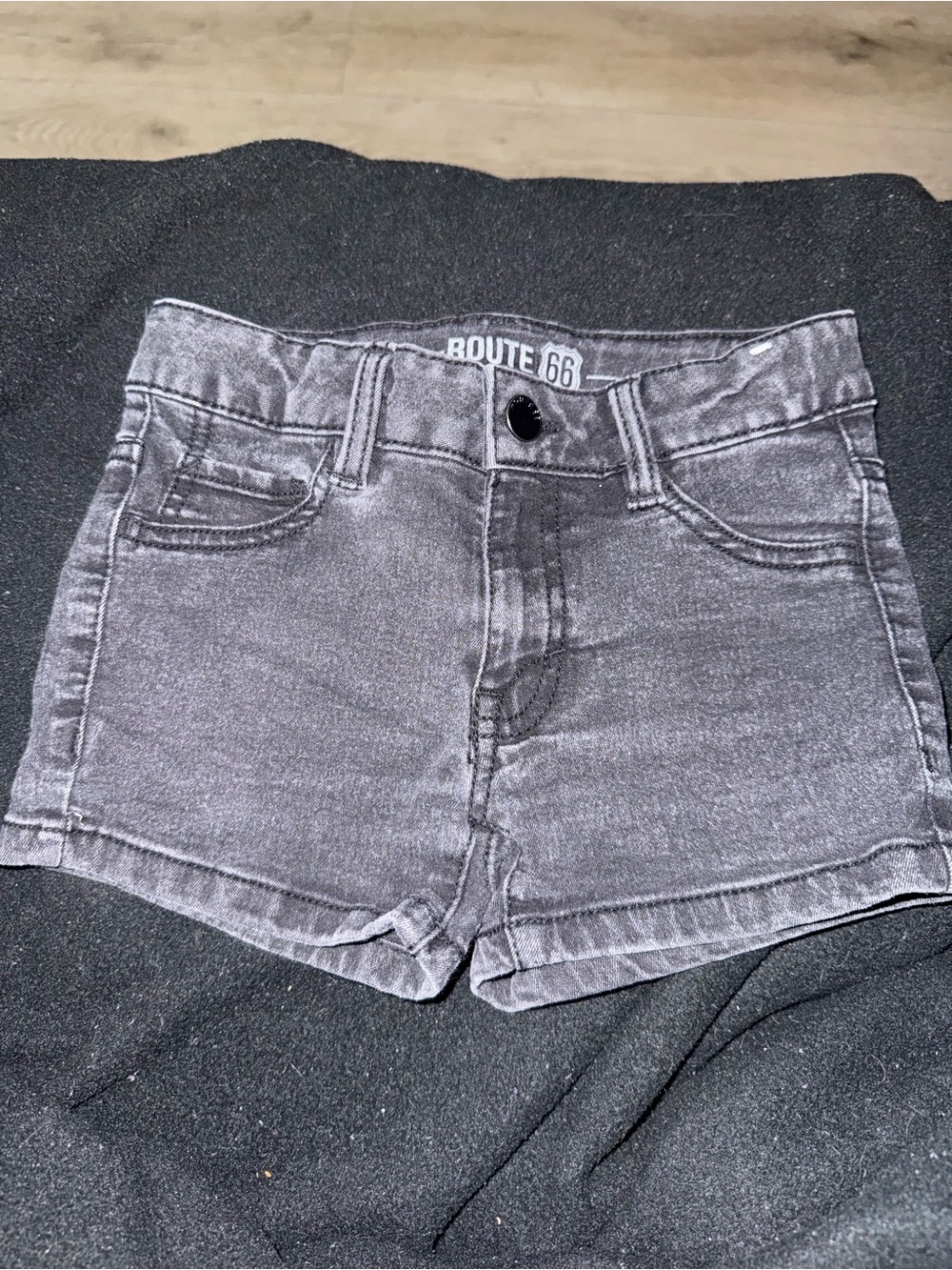 Route 66 girls Gray Denim Shorts